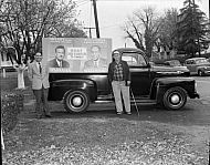  : Clarence Cooper & Wesley Gower (Truck with sign)