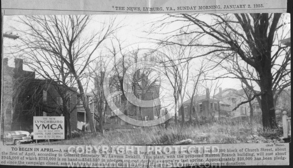  : Church st YMCA const 1954