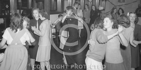 Dance at Phillips Secretarial School, 1944
