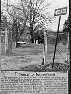 Old City Cemetery - Entrance 1974