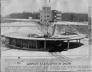  : Airport terminal snow