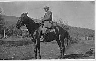 Man Riding a Horse - Posing