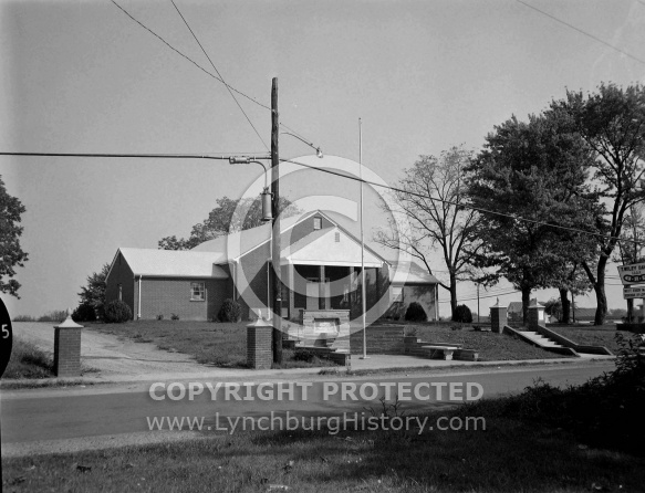  : Odd Fellow Building & water fountain, Oct 8, 1964