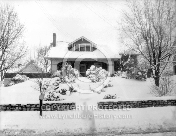  : RAYMOND WOODY HOUSE IN SNOW, MARCH 8