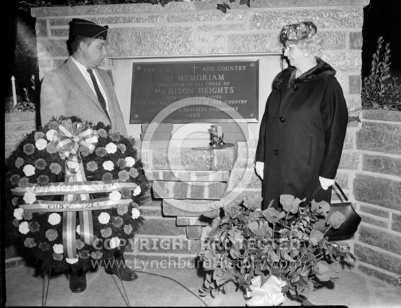  : Amherst Pub Co. War-Memorial Dedication, 1964