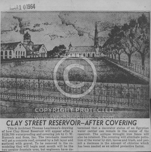  : Clay st reservoir covered