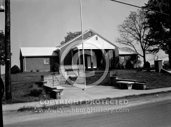  : Odd Fellow Building & water fountain, Oct 8, 1964