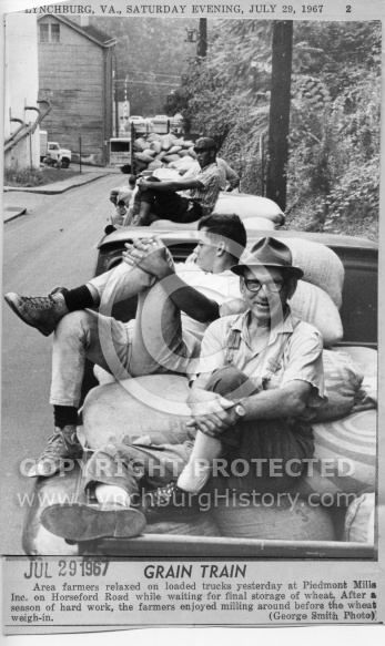Piedmont Mills - Men on Trucks 1967