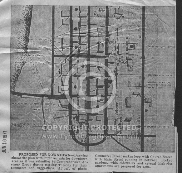  : Downtown plan 1971