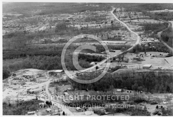 Aerial View Highway 221 - Forest Road