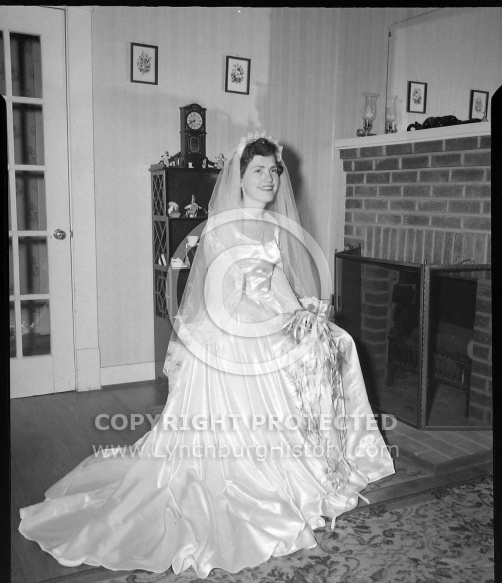  : Margie Cornell ? Wedding Gown, March 13 1951