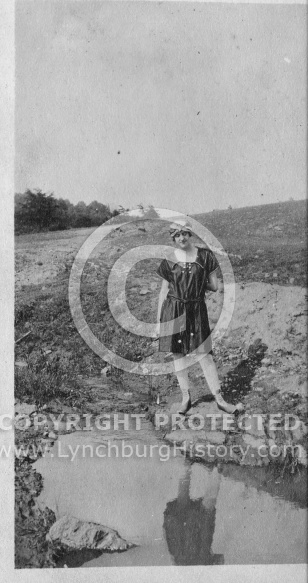 Bather on Bank