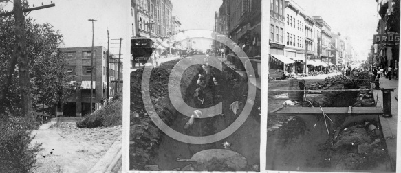 Three Views of Street Construction
