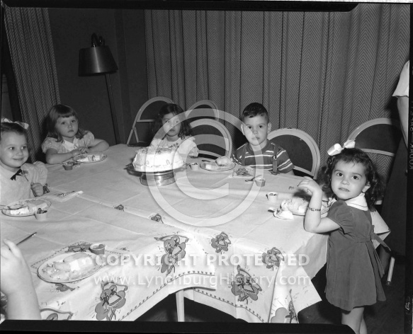  : Mrs. Harvey Cooper, Birthday Party, Marett 10, 1951