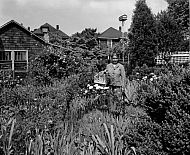  : SPENCER 1313 PIERCE ST, WOMAN IN GARDEN, MAY 24