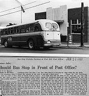  : Bus at Fort Hill PO