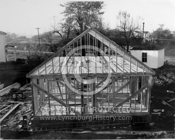  : Russells house being built