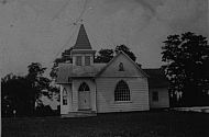 : Calvery Baptist and other church, same st, Concord, VA Nov, 1966