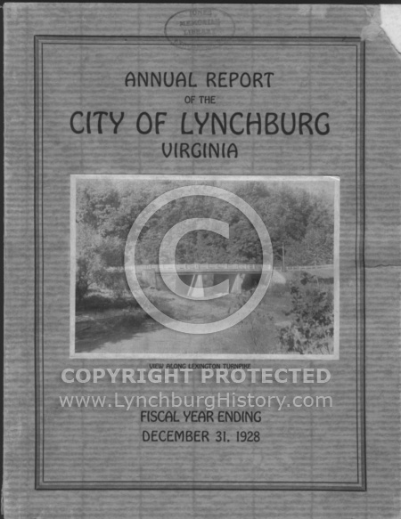 1928 Lynchburg Annual Report