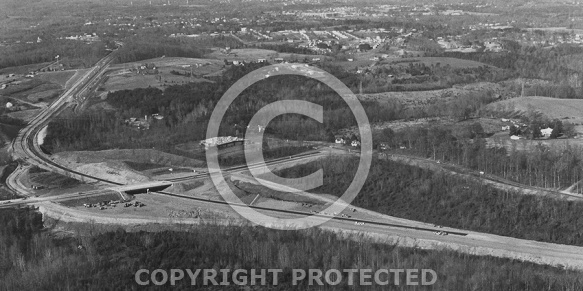 Expressway Construction at Graves Mill Road, 1974