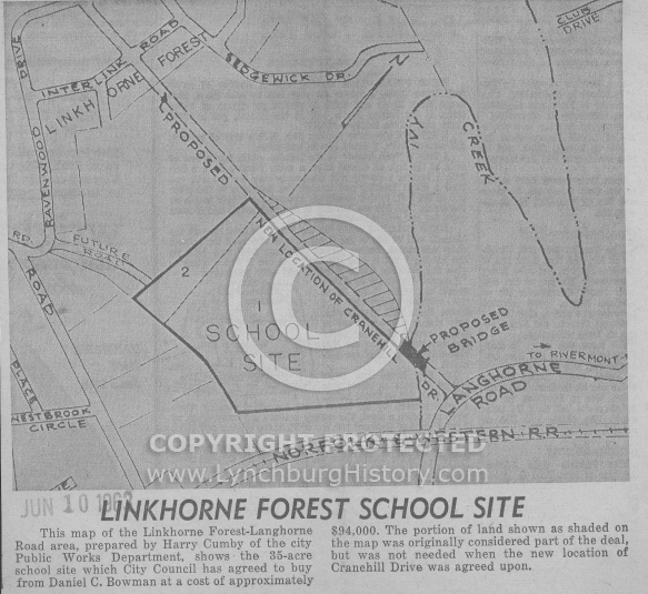  : Linkhorne school site plan