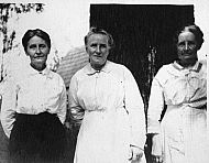 Three Women in Front of Big Tree