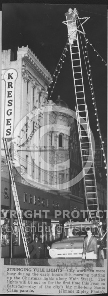  : Christmas lts Main st kresges