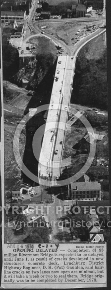 Rivermont Bridge - Construction Work