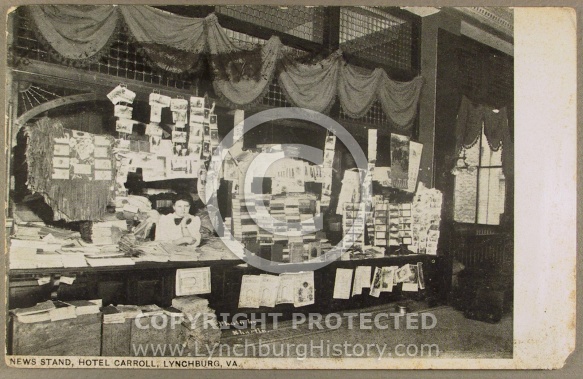  : Hotel Carroll newsstand jg