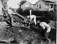  : Russells house being built