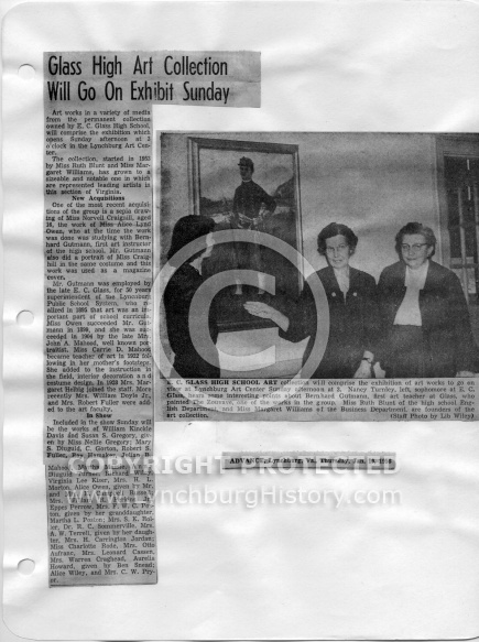 E C Glass, Gutmann clipping page 1