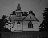  : Calvery Baptist and other church, same st, Concord, VA Nov, 1966