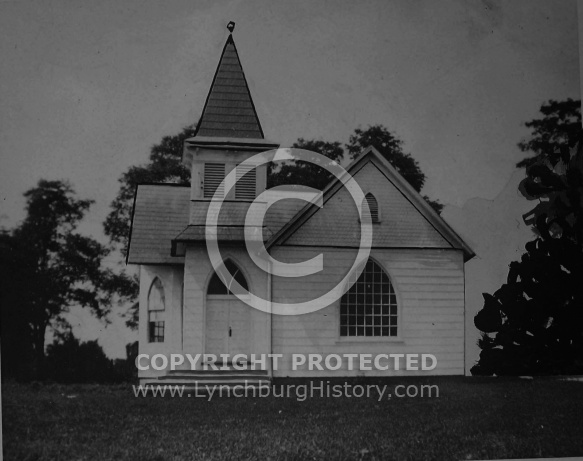  : Calvery Baptist and other church, same st, Concord, VA Nov, 1966