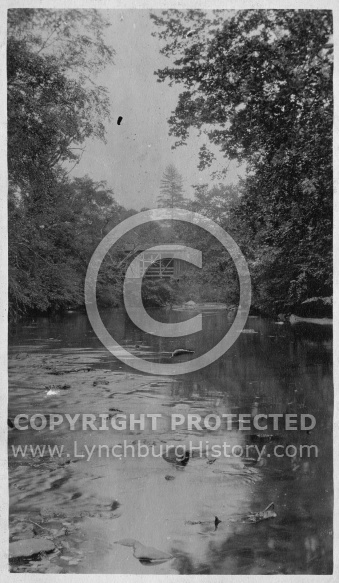 Creek and Covered Bridge