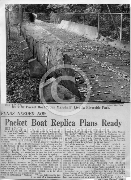 Packet Boat John Marshall - Ruins 1971