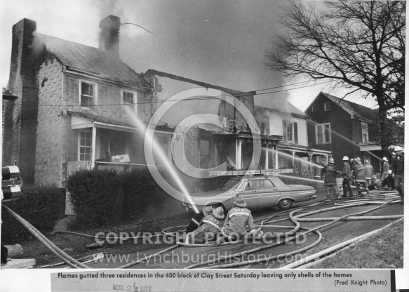  : Fire 400 block Clay 1976
