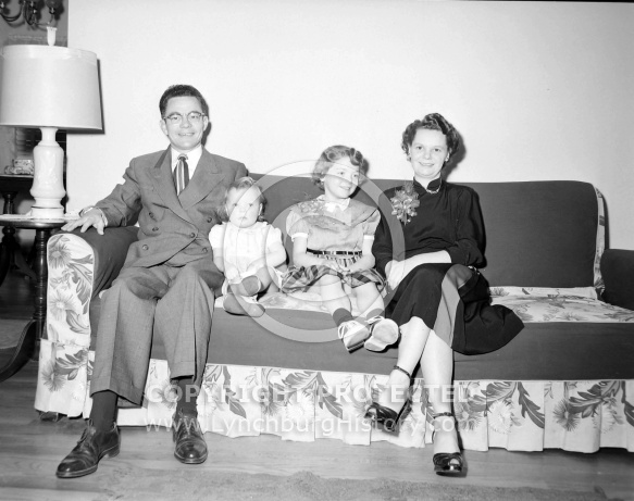  : Reverand Cox & Family, Febuary 5, 1955