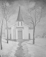  : Church Baptist in Snow