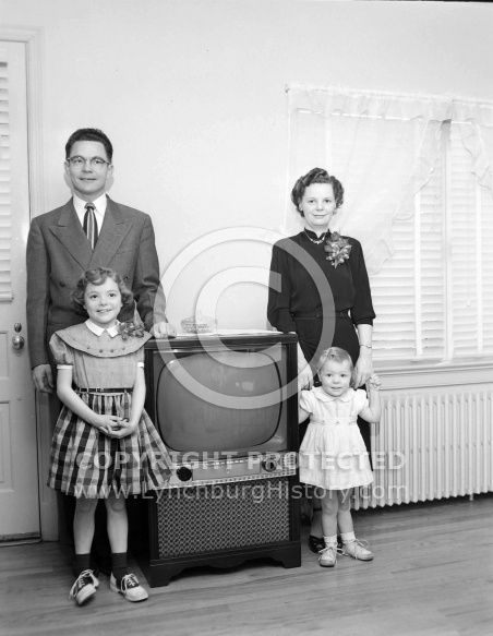  : Reverand Cox & Family, Febuary 5, 1955