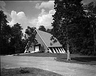  : Forest Hill Church with cloud, June 1966