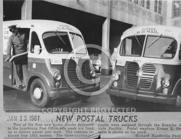  : New postal trucks 1961