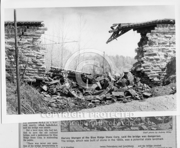 Mt Athos Bridge - Demolition