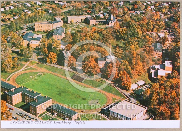  : College Lyncburg aerial jg