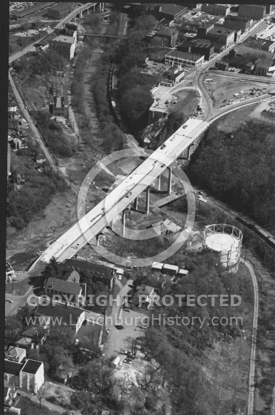 Rivermont Bridge - Aerial View 1974