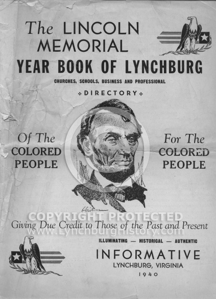 Black History Yearbook of Lynchburg - 1940