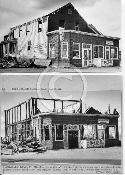 Harvey's Store - Demolition