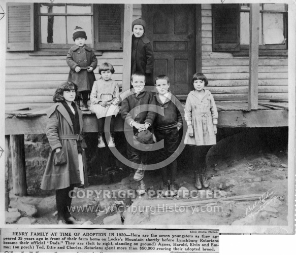 Henry Family - Rotary Club 1920